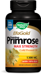 Highest quality Evening Primrose Oil - can help to alleviate PMS and menopause discomfort. Healthy skin conditions also result from taking Evening Primrose Oil, reducing the appearance of acne, eczema, and psoriasis. Evening Primrose Oil has been used to treat rheumatoid arthritis and asthma as it contains antiflammatory properties..